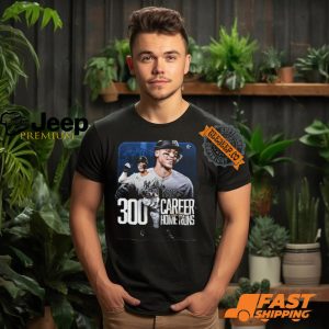 Poster 300 Career Home Runs Aaron Judge New York Yankees signature t shirt3