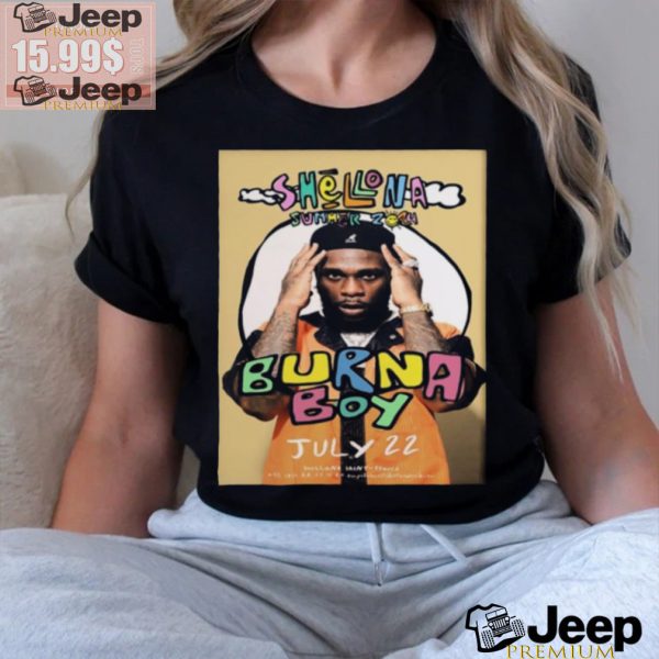 Burna Boy Shellona St Tropez On July 22 2024 Shirt3