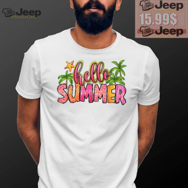 Summer Shirt Hello Summer Shirt Cute Summer Shirt1