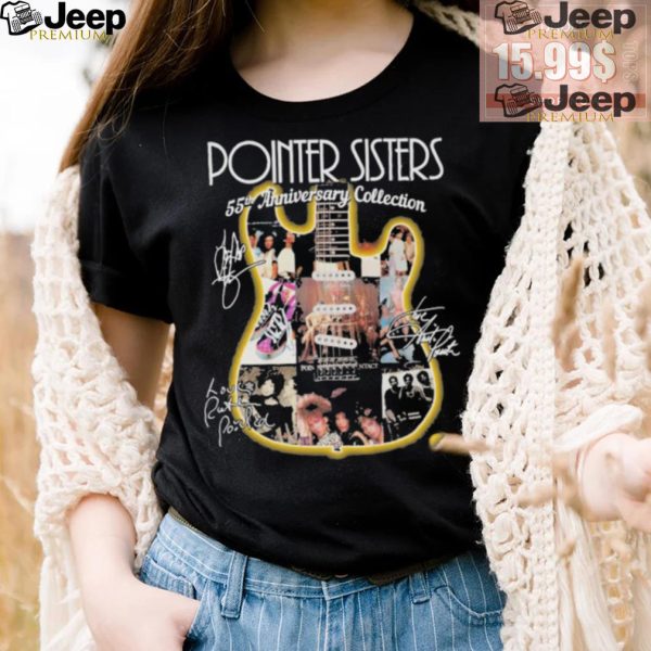 Official Pointer Sisters 55th Anniversary Collection Signatures shirt4