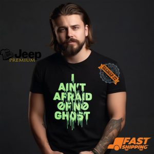 Ghostbusters Neon Green Text Shirt