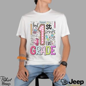 Adorable First Grade Shirt for Girl Back to School Shirt0