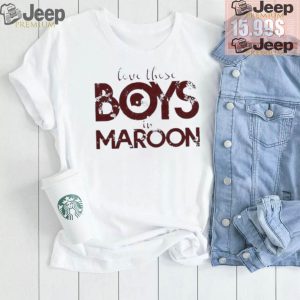 Love those boys in maroon football helmet shirt2