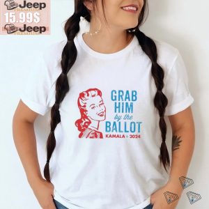 Official MAGA Grab Him By The Ballot Kamala 2024 Tee Shirt0