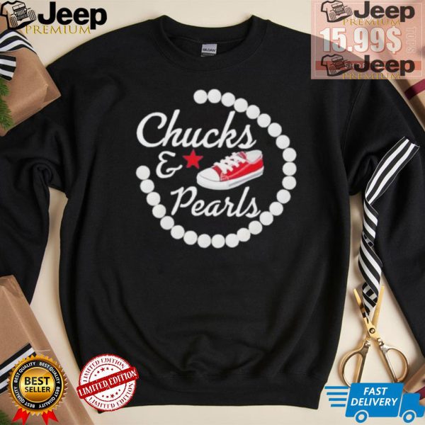 Chucks and pearls star shirt3 1