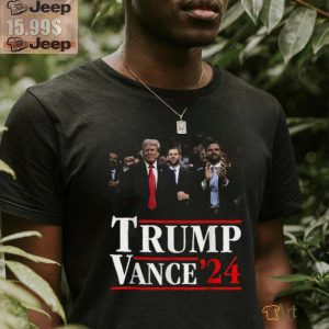 Official Trump Vance 2024 Vote Trump Retro Vintage USA Flag Style T Shirt1