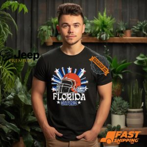 Image One Men's Florida Gators Grey Helmet Star T Shirt