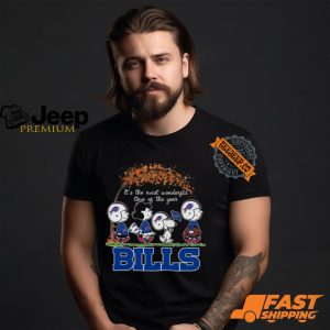 It’s The Most Wonderful Time Of The Year Peanuts Characters X Buffalo Bills Shirt