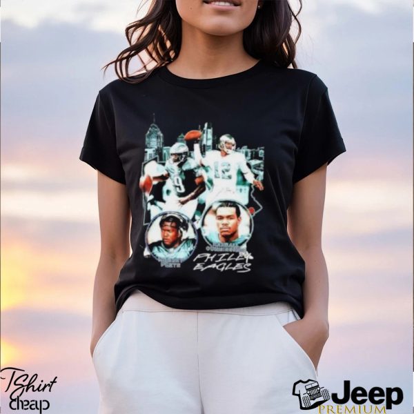 Philadelphia Eagles Qb Line Up Graphic Shirt3