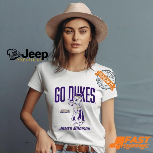 JMU Football Go Dukes Mascot Shirt