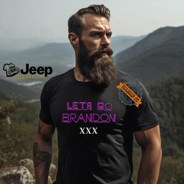 Lets Go Brandon Neon Light Shirt2