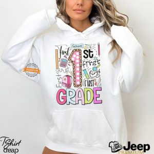 Adorable First Grade Shirt for Girl Back to School Shirt2