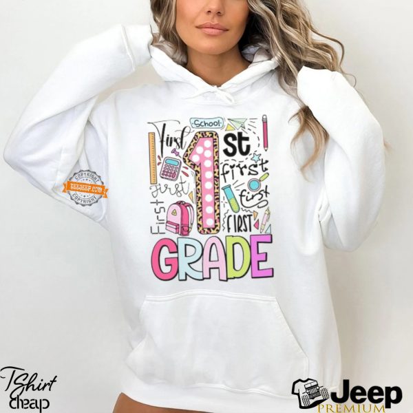 Adorable First Grade Shirt for Girl Back to School Shirt2