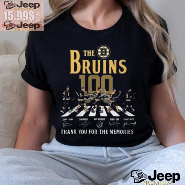 The Boston Bruins 100 Thank You For The Memories T Shirt1