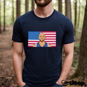 Derrick White Team USA basketball flag shirt3