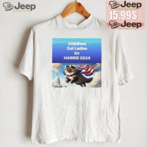 Childless Cat For Ladies For Harris 2024 Shirt1