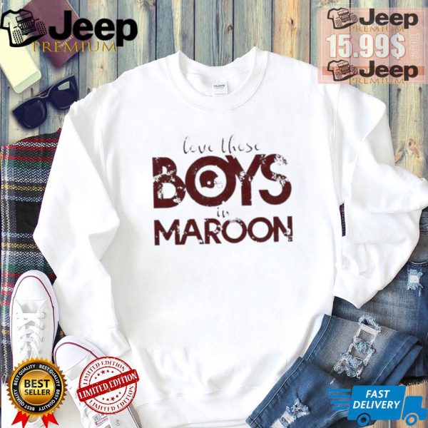 Love those boys in maroon football helmet shirt3