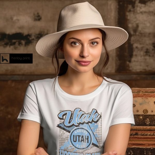 NHL Youth Utah Hockey Club Off The Grid Offwhite T Shirt