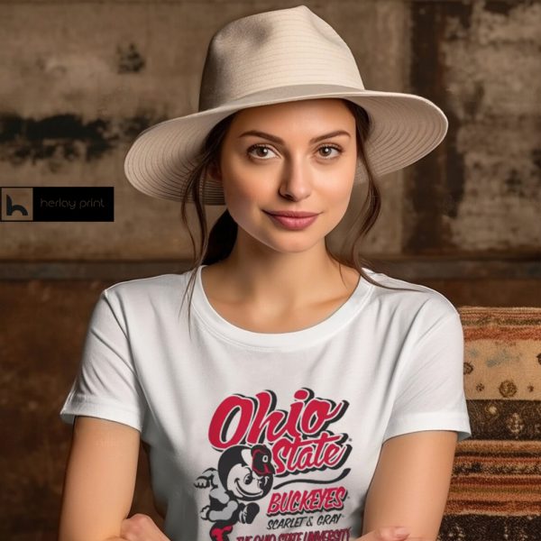 Ohio State Buckeyes White Retro T Shirt