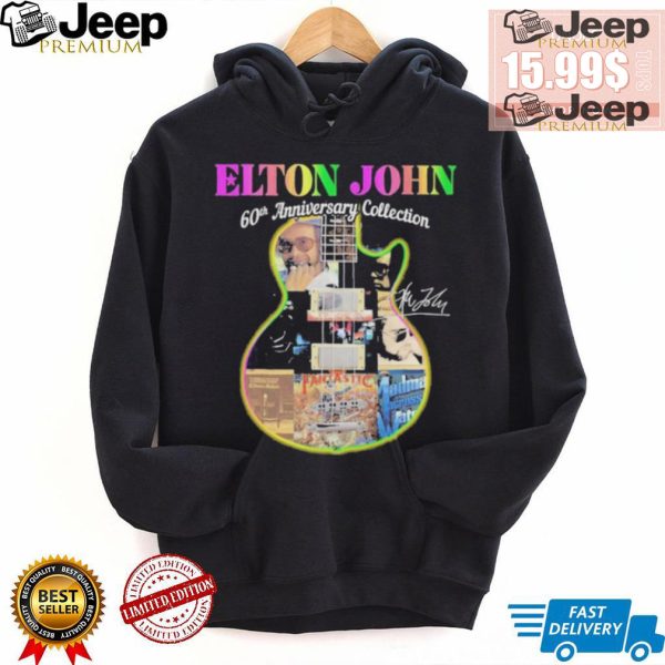 Official Elton John 60th Anniversary Collection Signature shirt0