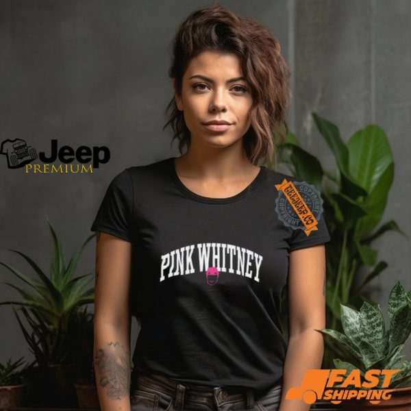 Pink Whitney Helmet Logo Shirt