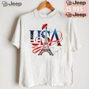 Eiffel Tower France Olympic Team USA Summer 2024 logo shirt1