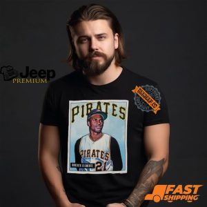 Roberto Clemente Black Pittsburgh Pirates Collectors Connection T Shirt