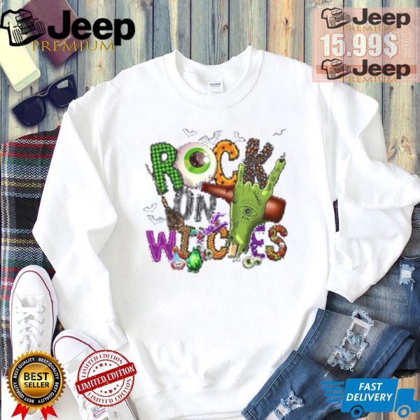 Rock On Witches Halloween shirt2