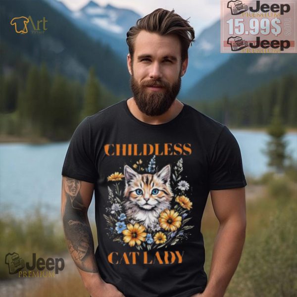 Childless Cat Lady Shirt Childless Cat Lady Kamala Harris T Shirt0