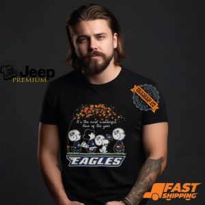 Snoopy Peanuts X Georgia Southern Eagles Fall It'S The Most Beautiful Time Of The Year Shirt