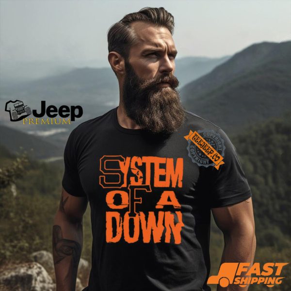 System Of A Down Sf Stacked Logo Shirt