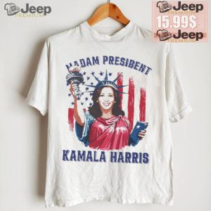 Madam President Kamala Harris Statue Of Liberty Shirt1