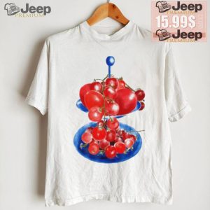 Italian Tomato platter art shirt1