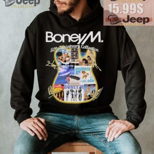 Official Boney M 50th Anniversary Collection Signatures shirt1