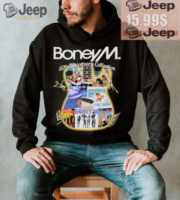 Official Boney M 50th Anniversary Collection Signatures shirt1