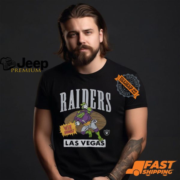 TMNT Donatello x Las Vegas Raiders Shirt