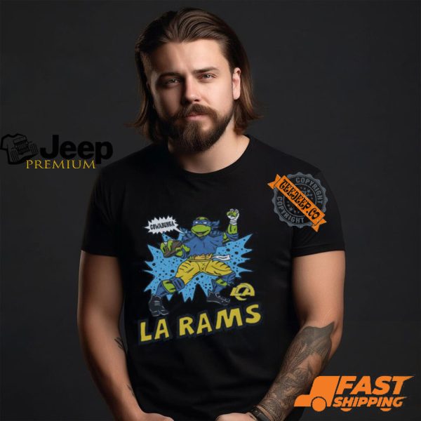 TMNT Leonardo x Los Angeles Rams Shirt