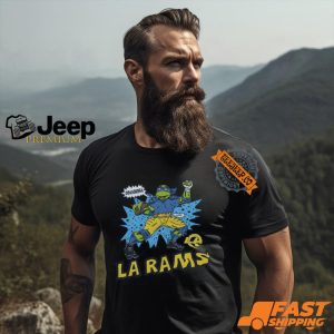 TMNT Leonardo x Los Angeles Rams Shirt