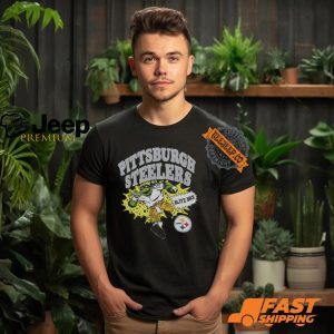 TMNT Leonardo x Pittsburgh Steelers Shirt