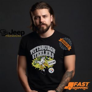 TMNT Leonardo x Pittsburgh Steelers Shirt