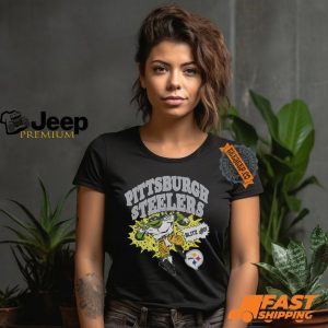 TMNT Leonardo x Pittsburgh Steelers Shirt