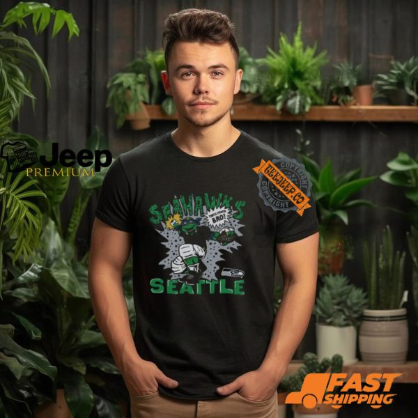 TMNT Leonardo x Seattle Seahawks Shirt