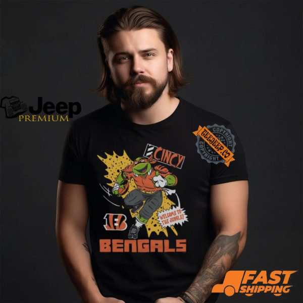 TMNT Michelangelo x Cincinnati Bengals Shirt