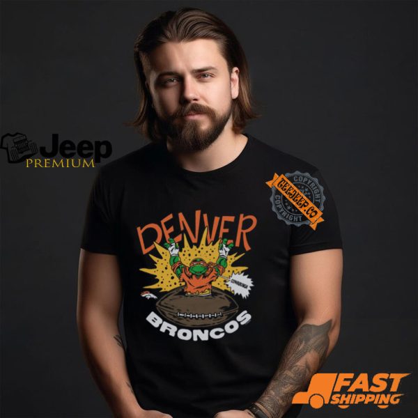 TMNT Michelangelo x Denver Broncos Shirt