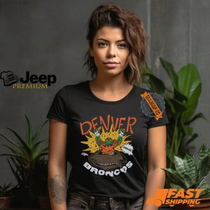 TMNT Michelangelo x Denver Broncos Shirt