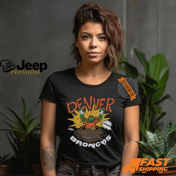 TMNT Michelangelo x Denver Broncos Shirt