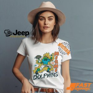 TMNT Michelangelo x Miami Dolphins Shirt