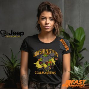 TMNT Michelangelo x Washington Commanders Shirt