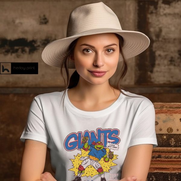 TMNT Raphael x New York Giants Shirt