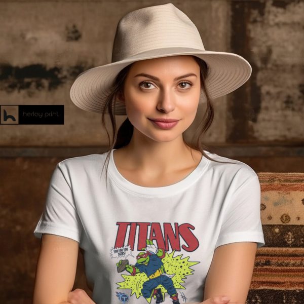 TMNT Raphael x Tennessee Titans Shirt